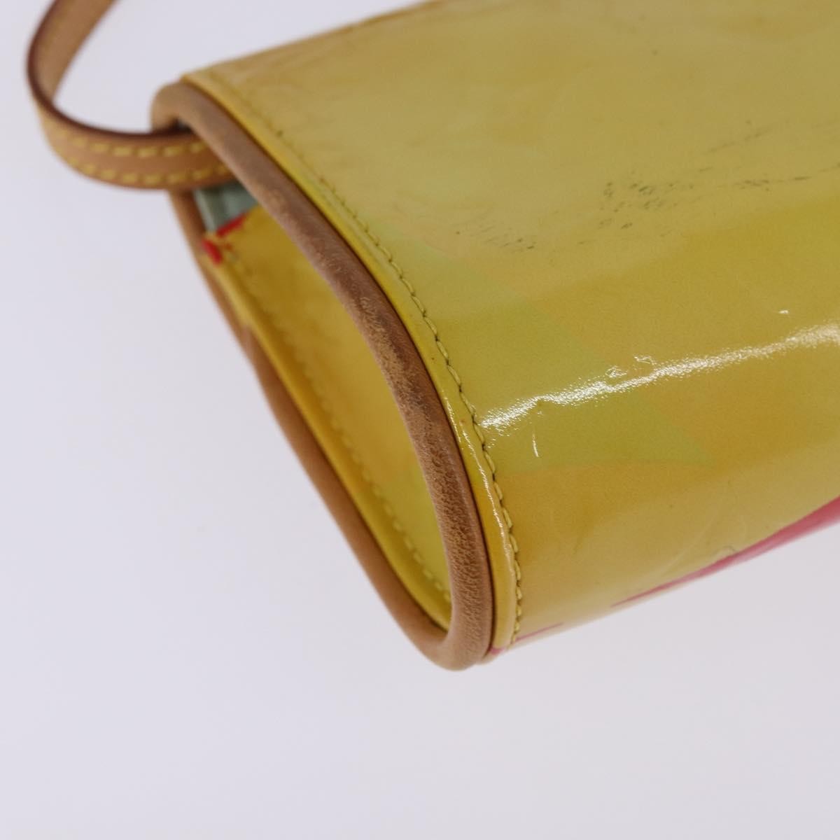 Louis Vuitton Fleurs Pochette Printed Monogram Vernis, MULTICOLOUR, PATENT_LEATHER, Clutche & pouche