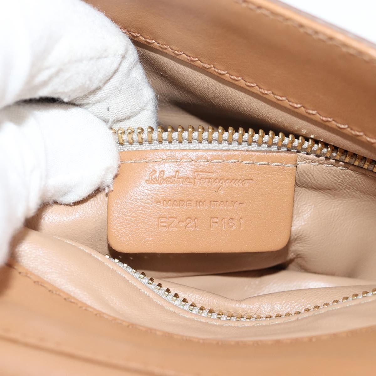 Salvatore Ferragamo Sofia Satchel Raffia with Leather, BEIGE, WOOD, Handbag