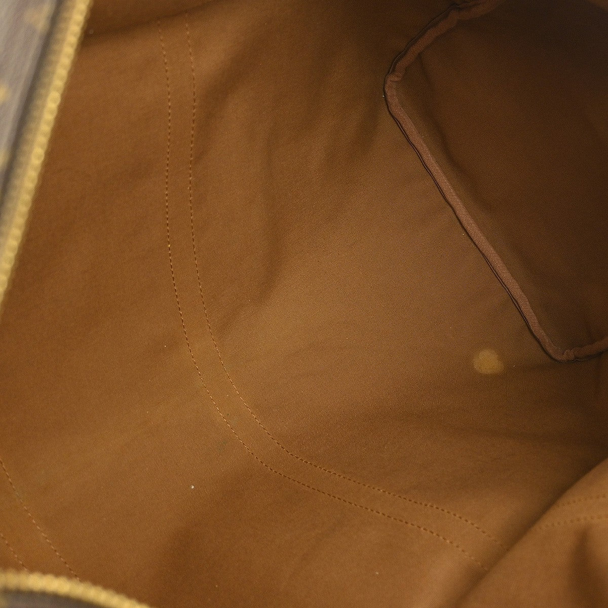 Louis Vuitton Keepall Bag Monogram Canvas, BROWN, CANVAS, Travel bag