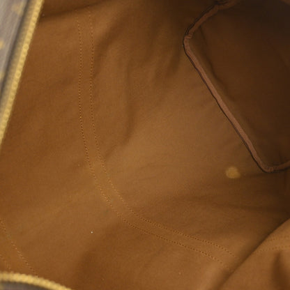 Louis Vuitton Keepall Bag Monogram Canvas, BROWN, CANVAS, Travel bag