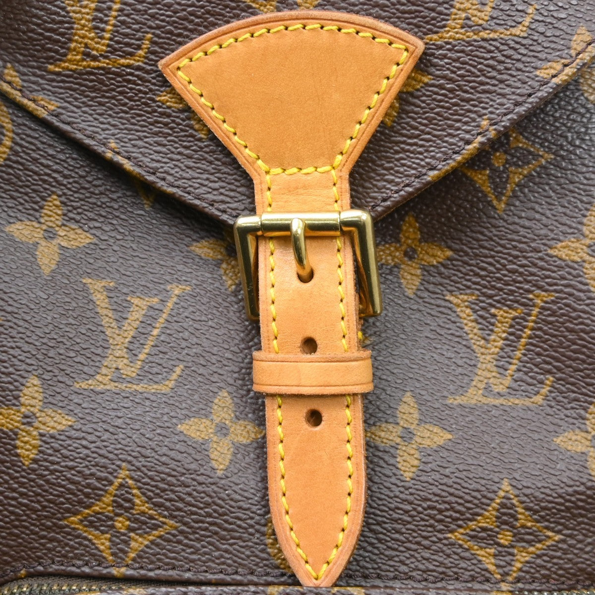 Louis Vuitton Vintage Montsouris Backpack Monogram Canvas, Brown, Canvas, Backpack