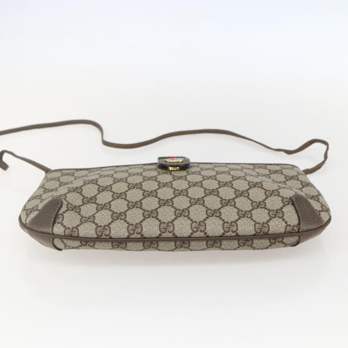 Gucci Vintage Web Crossbody Bag GG Coated Canvas, BEIGE, CANVAS, Shoulder bag