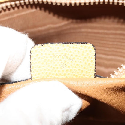 Celine Handbag Leather, YELLOW, LEATHER, Handbag