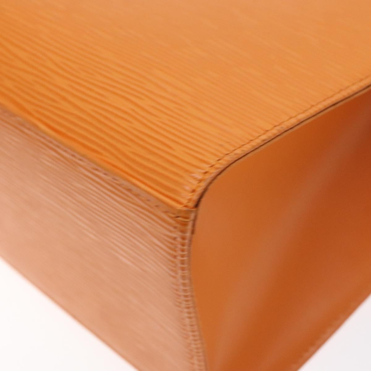 Louis Vuitton Croisette Handbag Epi Leather, ORANGE, LEATHER, Handbag