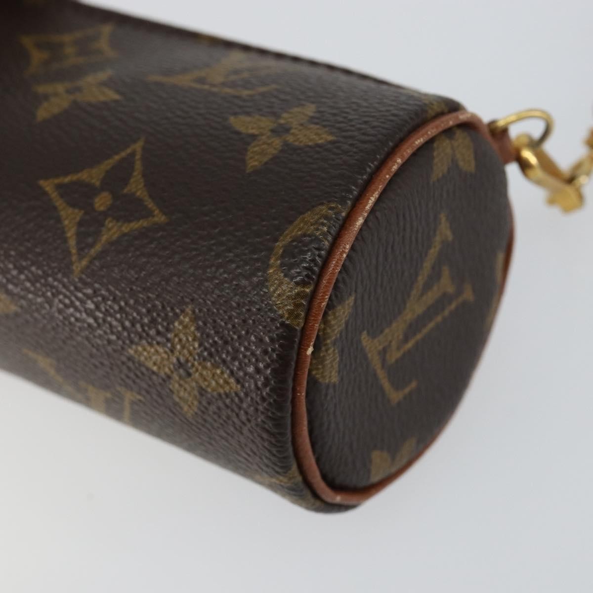 Louis Vuitton Papillon Pochette Monogram Canvas, BROWN, CANVAS, Clutche & pouche