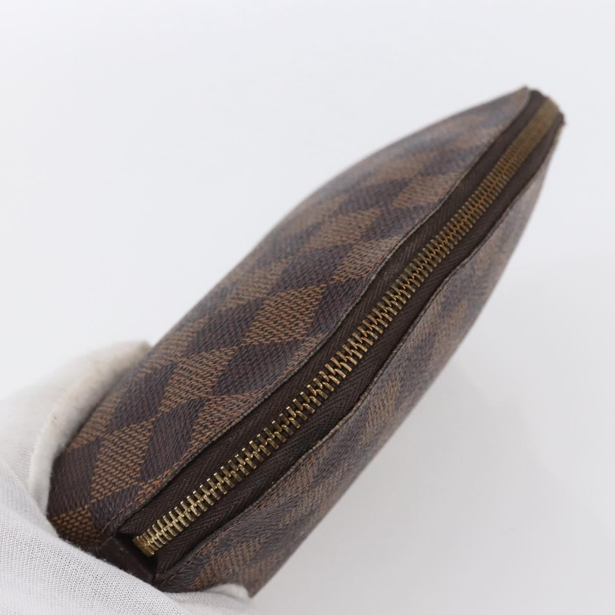 Louis Vuitton Cosmetic Pouch Damier, BROWN, CANVAS, Clutche & pouche