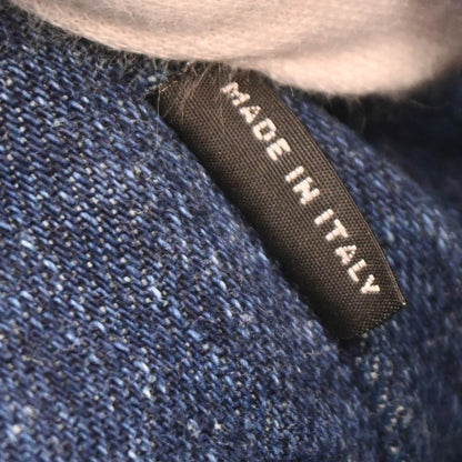 Prada Canapa Convertible Tote Denim, BLUE, DENIM_JEANS, Tote bag