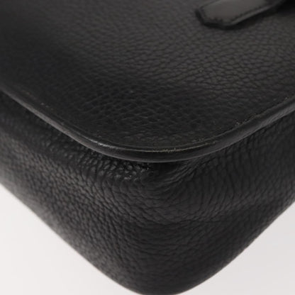 Christian Dior Vintage CD Handbag Leather, BLACK, LEATHER, Handbag