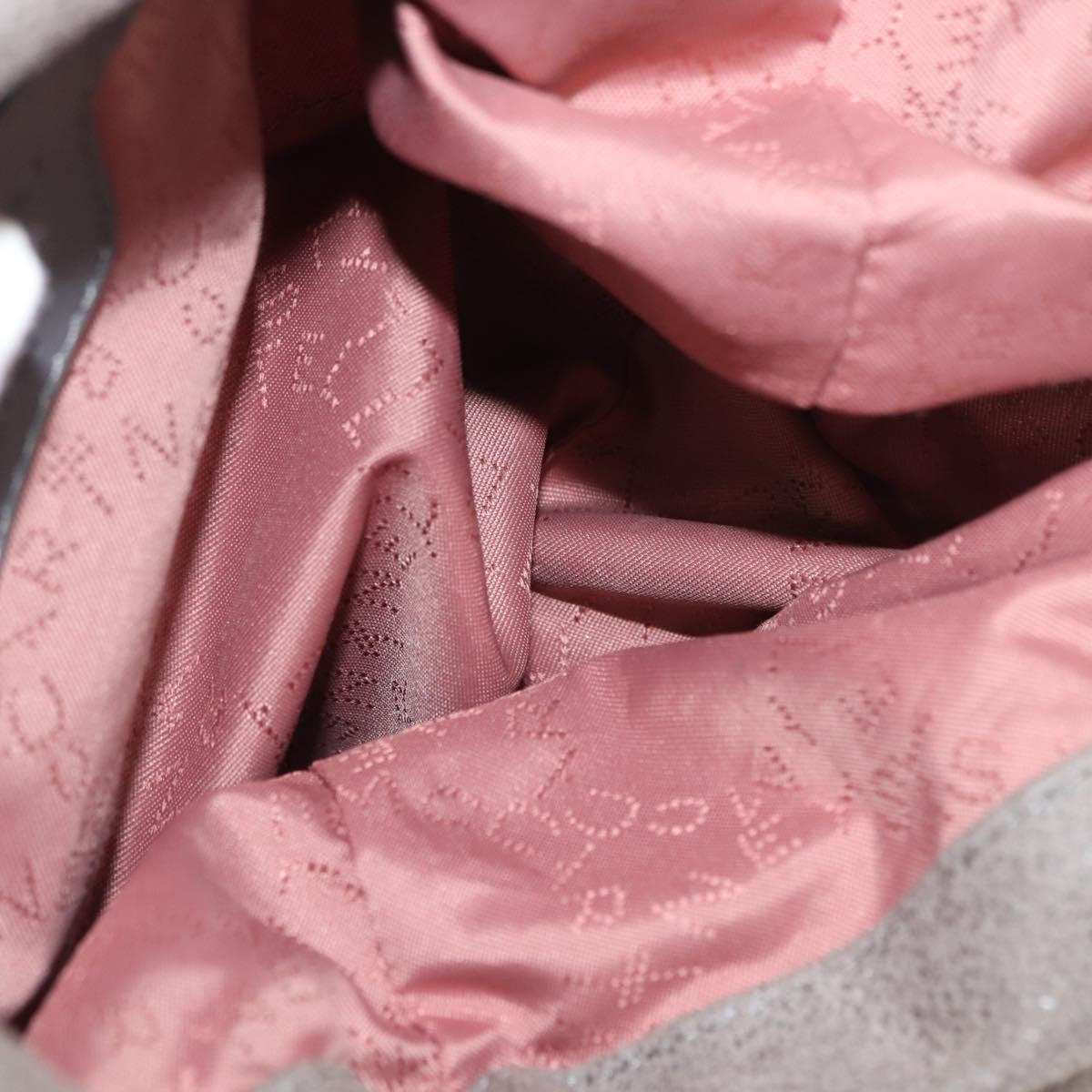 Stella McCartney Falabella Fold Over Crossbody Bag Faux Leather, GRAY, POLYESTER, Crossbody bag