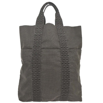 Hermes Fourre-tout Herline Fourre-tout Herline, Gray, Canvas, Tote Bag
