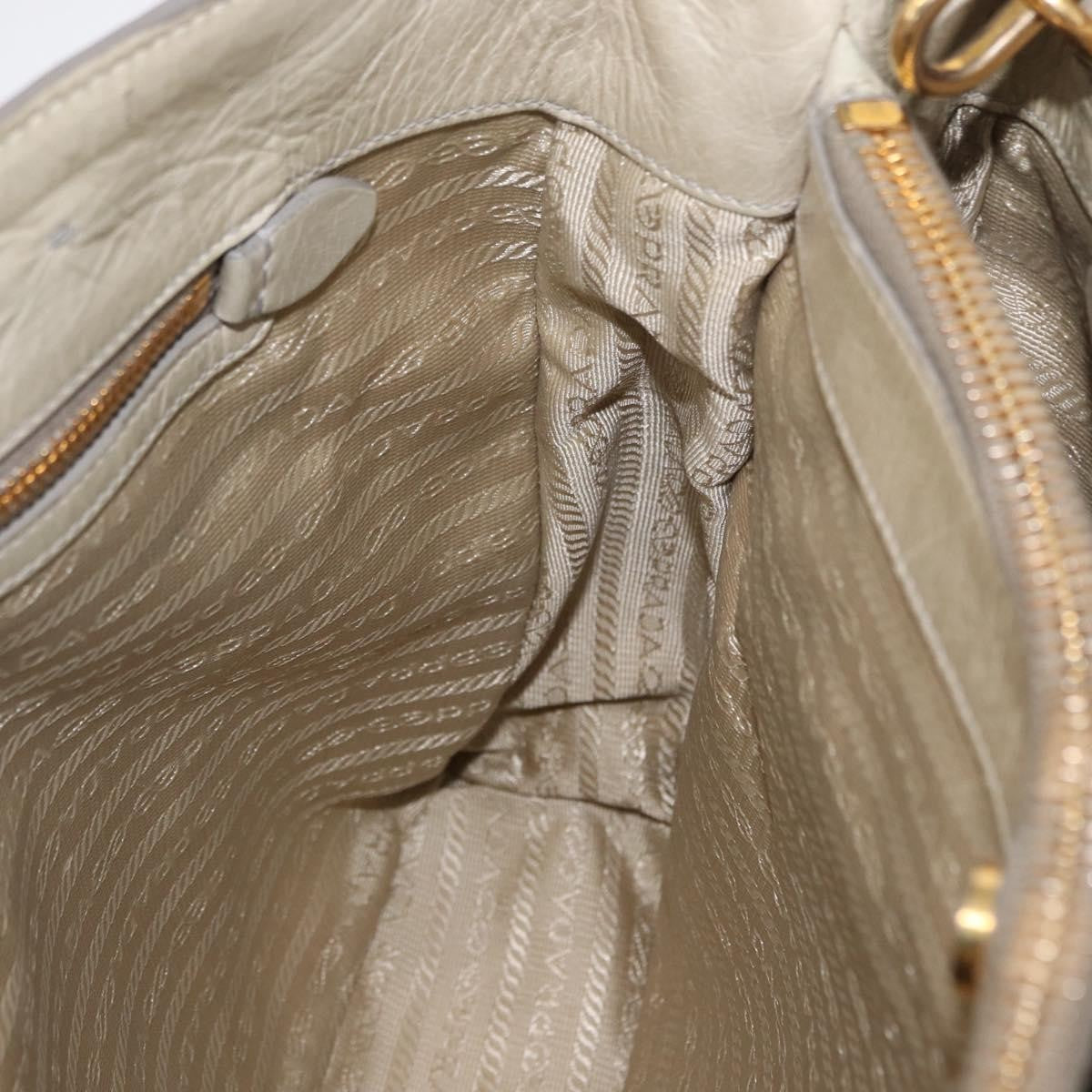 Prada Tote Vitello Daino Vitello Daino, BEIGE, LEATHER, Handbag
