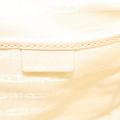 Celine Boogie Satchel Leather, BLUE, LEATHER, Handbag