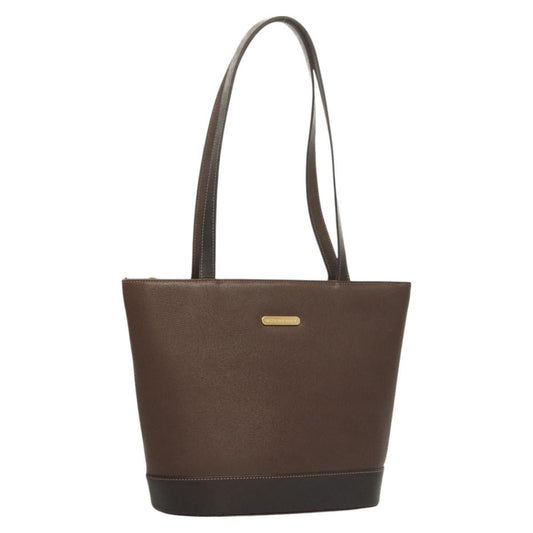 Burberry Handle Tote Leather, BROWN, LEATHER, Tote bag