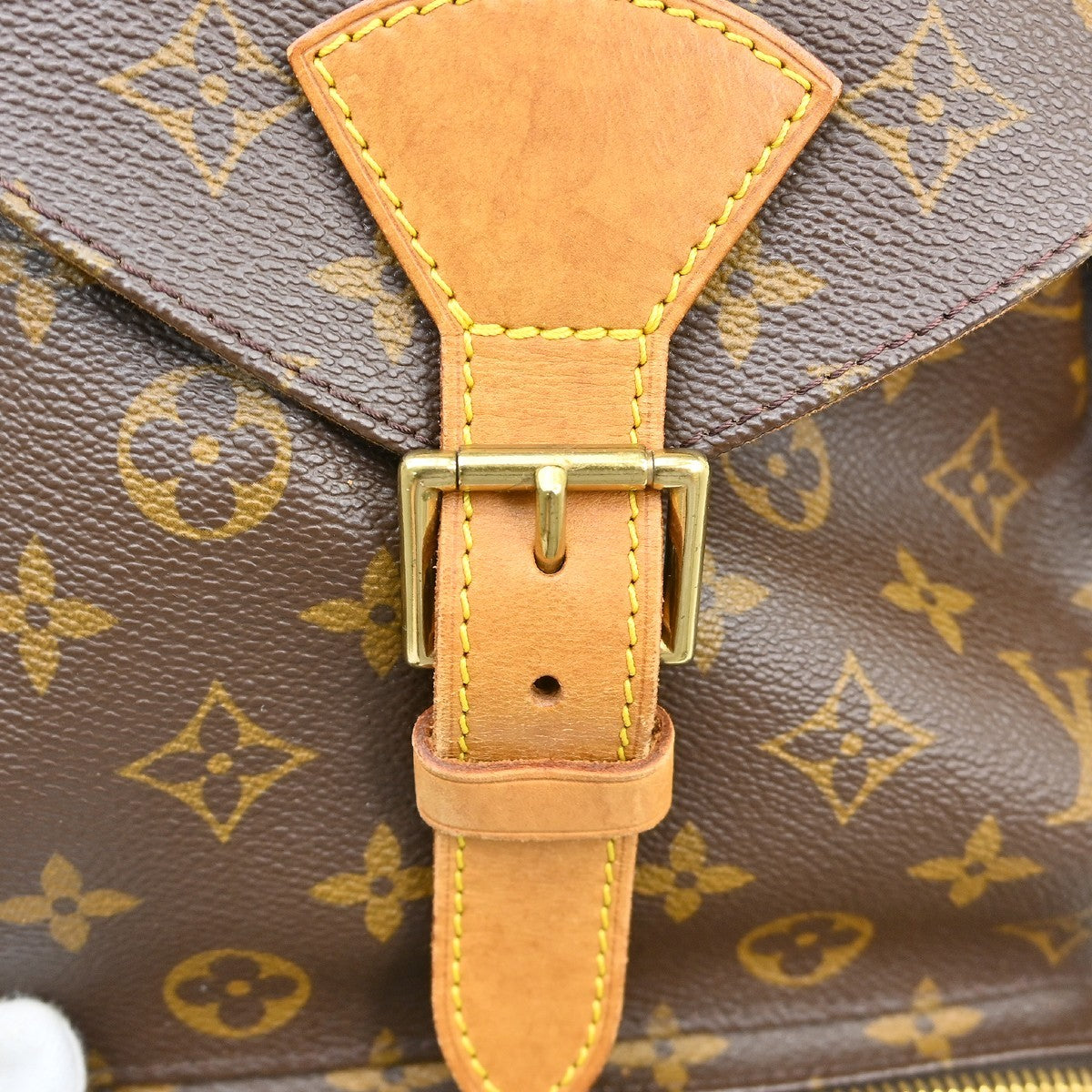 Louis Vuitton Vintage Montsouris Backpack Monogram Canvas, Brown, Canvas, Backpack