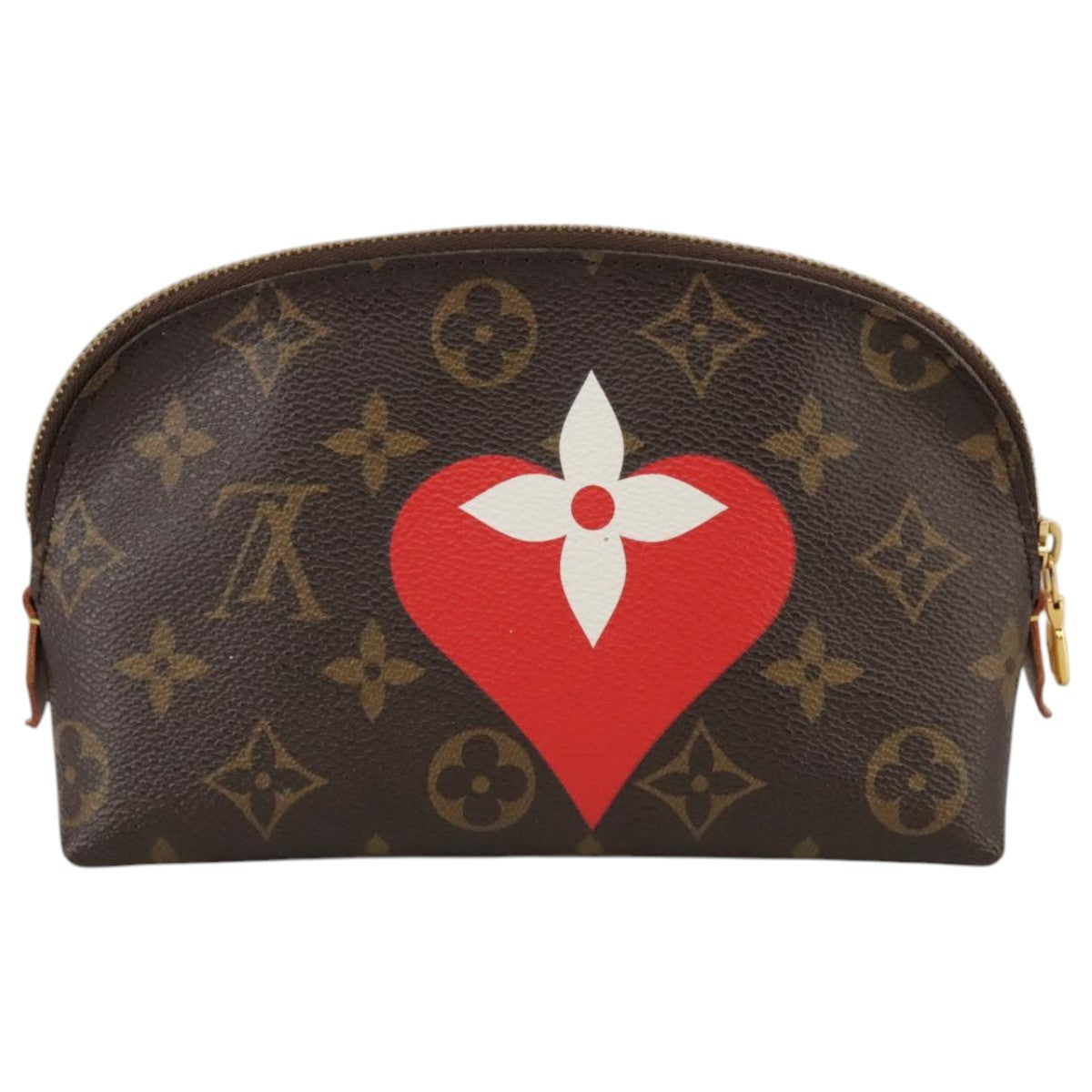 Louis Vuitton Cosmetic Pouch Limited Edition Game On Monogram Canvas, BROWN, CANVAS, Clutche & pouche