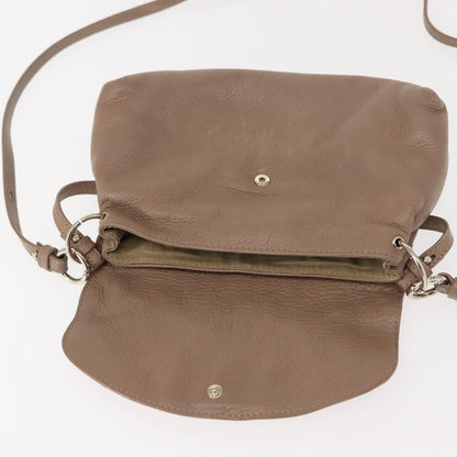 Chloe Lily Shoulder bag Leather, PURPLE, LEATHER, Shoulder bag