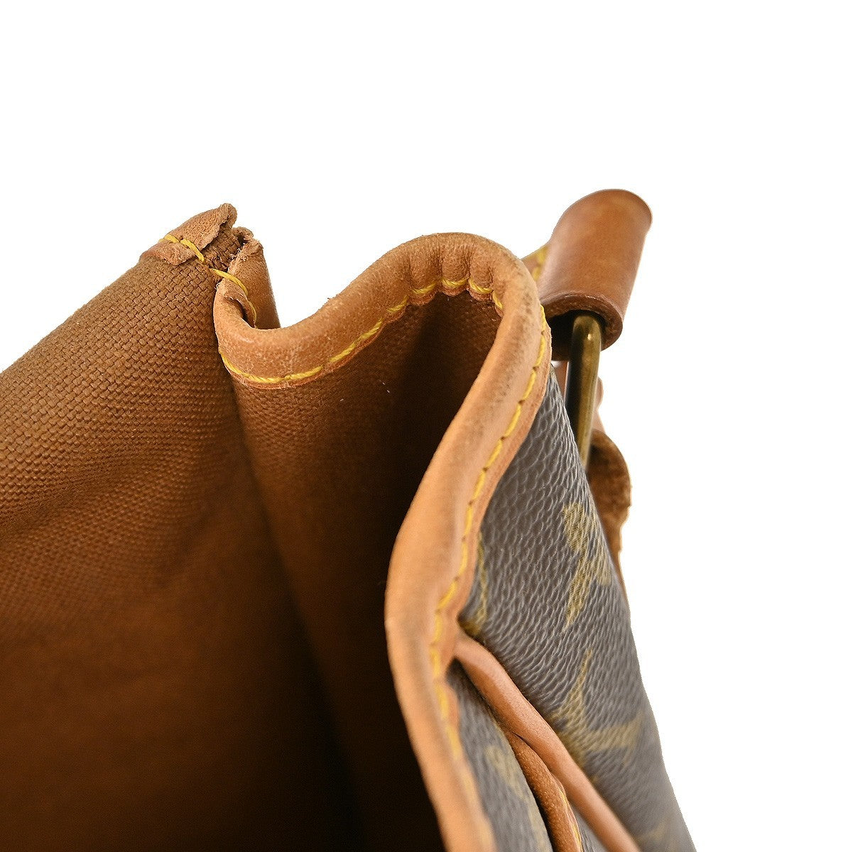 Louis Vuitton Sac Gibeciere Messenger Bag Monogram Canvas, BROWN, CANVAS, Shoulder bag