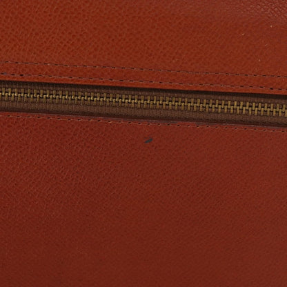 Valentino Garavani Vintage Handbag Leather, BROWN, LEATHER, Handbag