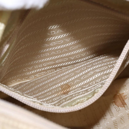 Prada Buckle Messenger Bag Tessuto, BEIGE, NYLON, Crossbody bag