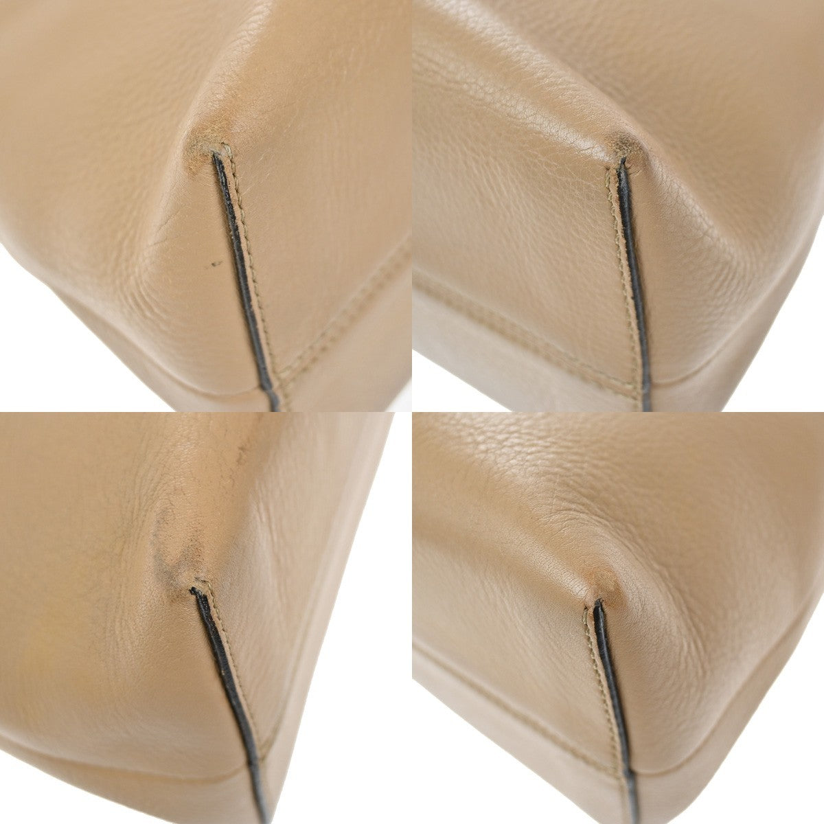 Fendi By The Way Satchel Leather, BEIGE, LEATHER, Handbag