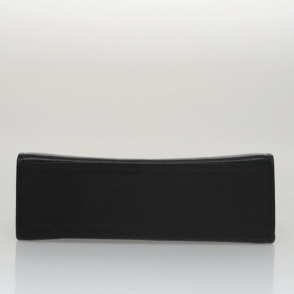 Burberry Vintage Handbag Leather, BLACK, LEATHER, Handbag