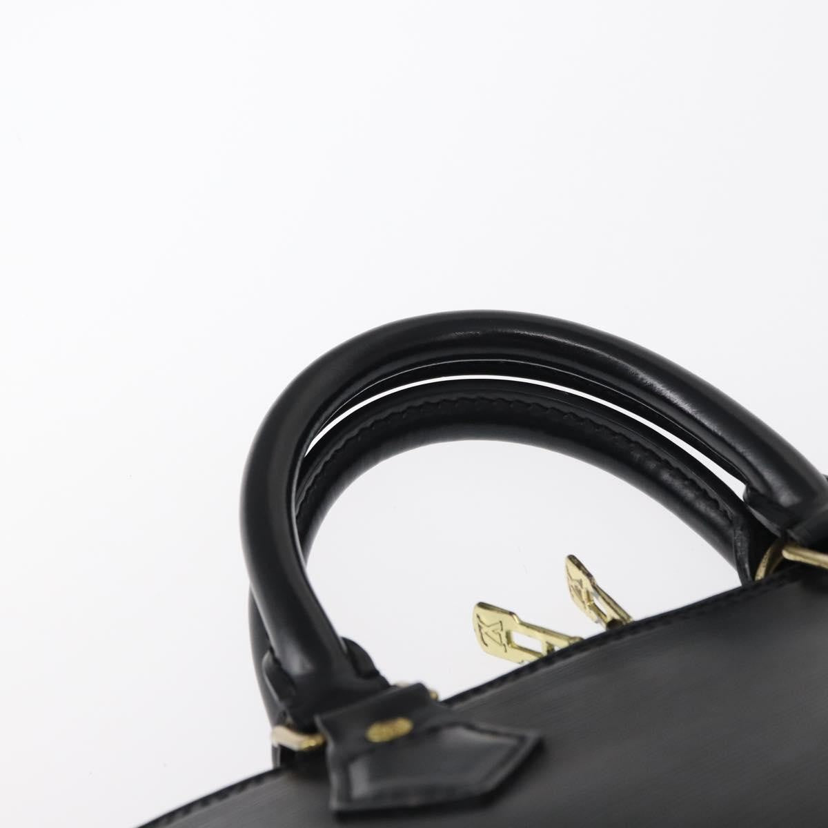 Louis Vuitton Alma Handbag Epi Leather, BLACK, LEATHER, Handbag