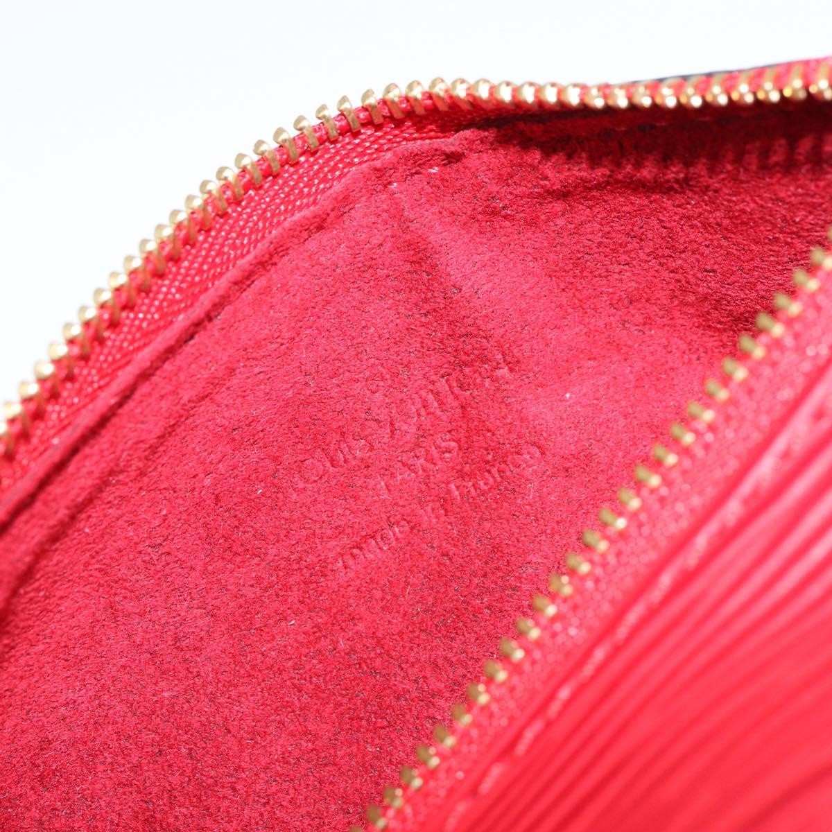 Louis Vuitton Soufflot Pochette Epi Leather, RED, LEATHER, Clutche & pouche