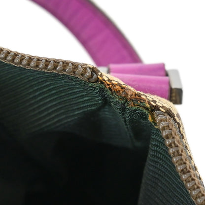 Gucci Vintage Boat Pochette GG Canvas, BROWN, CANVAS, Clutche & pouche