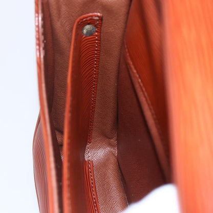 Louis Vuitton Cartouchiere Handbag Epi Leather, BROWN, LEATHER, Shoulder bag