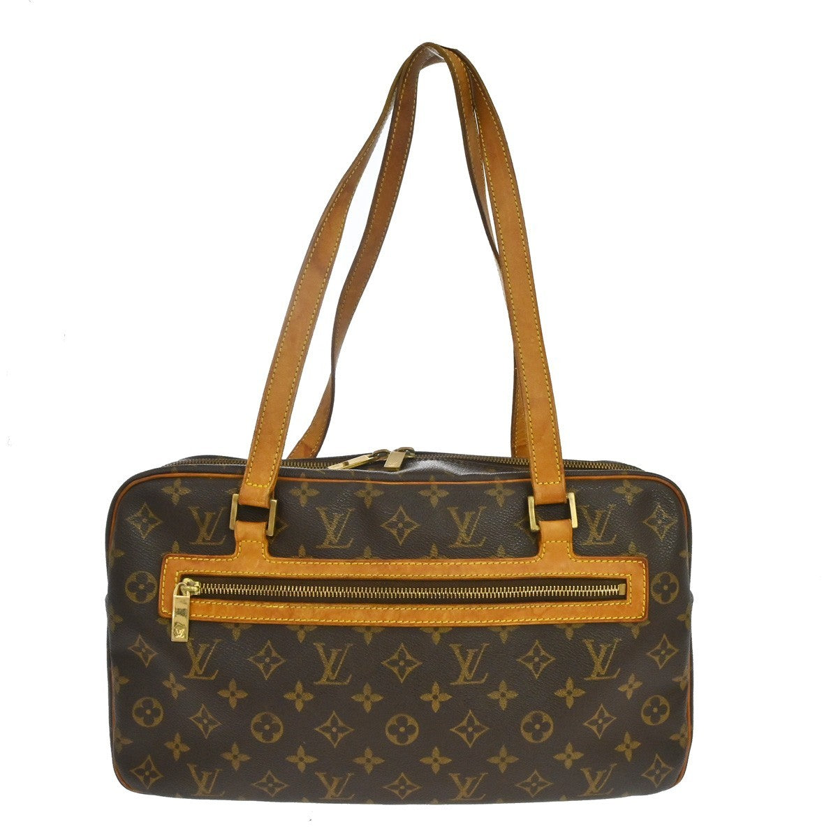 Louis Vuitton Cite Handbag Monogram Canvas, Brown, Canvas, Shoulder Bag