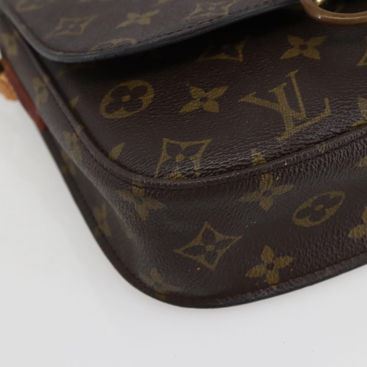 Louis Vuitton Saint Cloud Handbag Monogram Canvas, BROWN, CANVAS, Shoulder bag