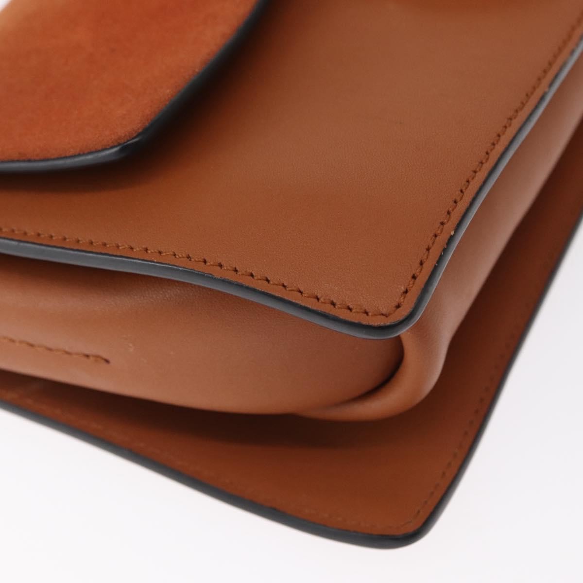 Chloe Faye Shoulder Bag Leather and Suede, BROWN, SUEDE, Shoulder bag