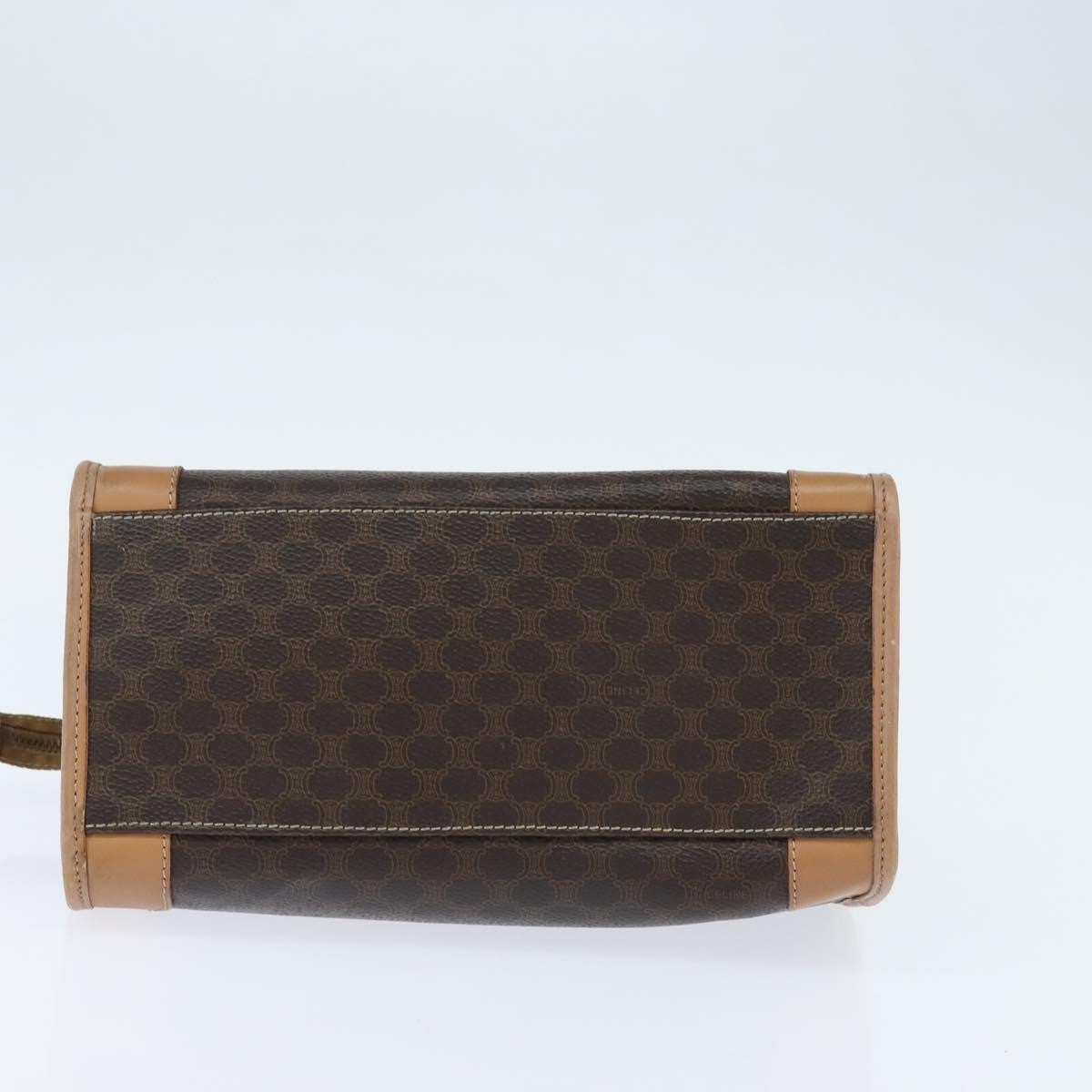 Celine Vintage Macadam Tote bag Canvas, BROWN, CANVAS, Tote bag