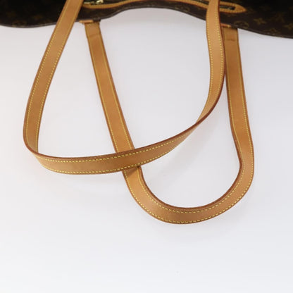 Louis Vuitton Shopping Sac Handbag Monogram Canvas, BROWN, CANVAS, Handbag