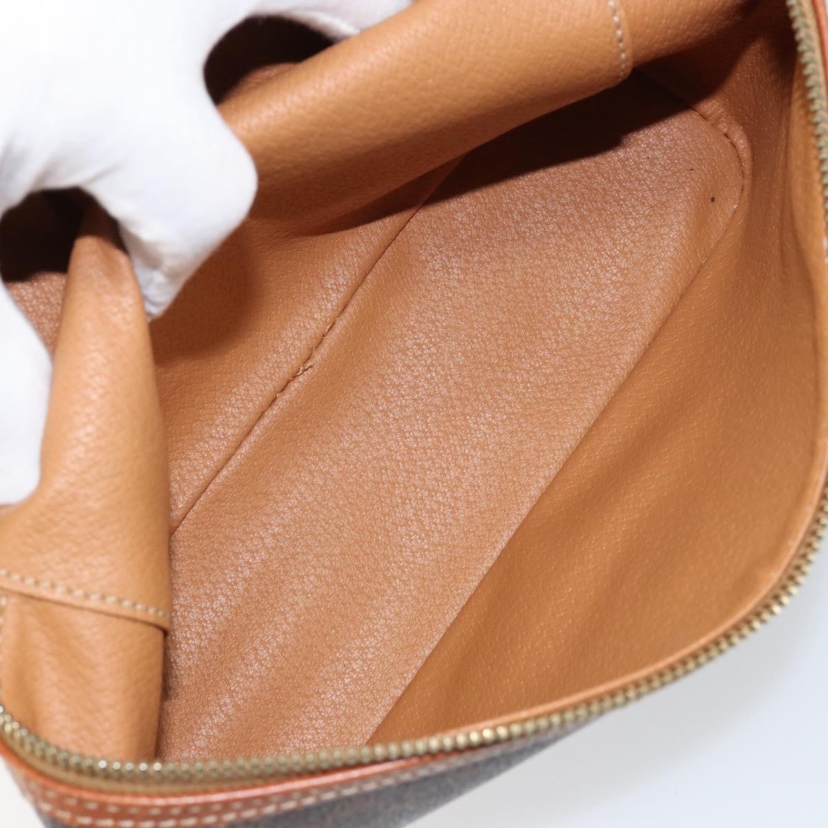 Celine Macadam Vanity Bag Canvas, BROWN, CANVAS, Handbag