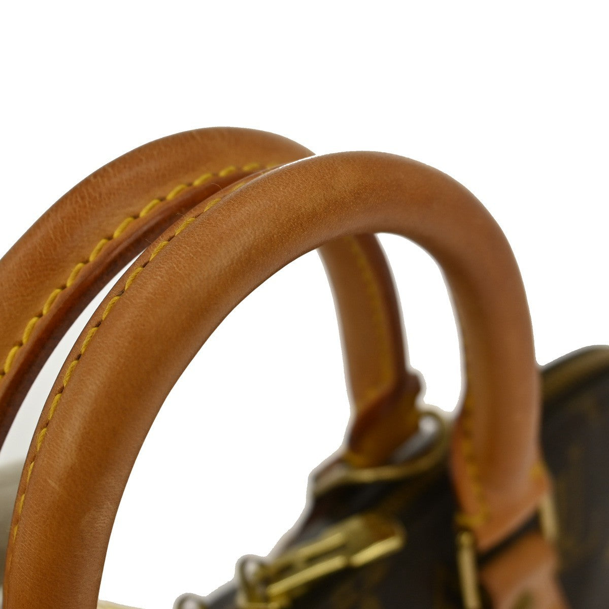 Louis Vuitton Alma Handbag Monogram Canvas, BROWN, CANVAS, Handbag