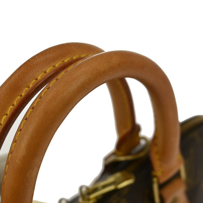Louis Vuitton Alma Handbag Monogram Canvas, BROWN, CANVAS, Handbag