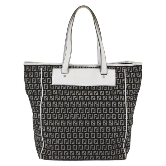 Fendi Zucca Tote bag Canvas, BLACK, CANVAS, Tote bag