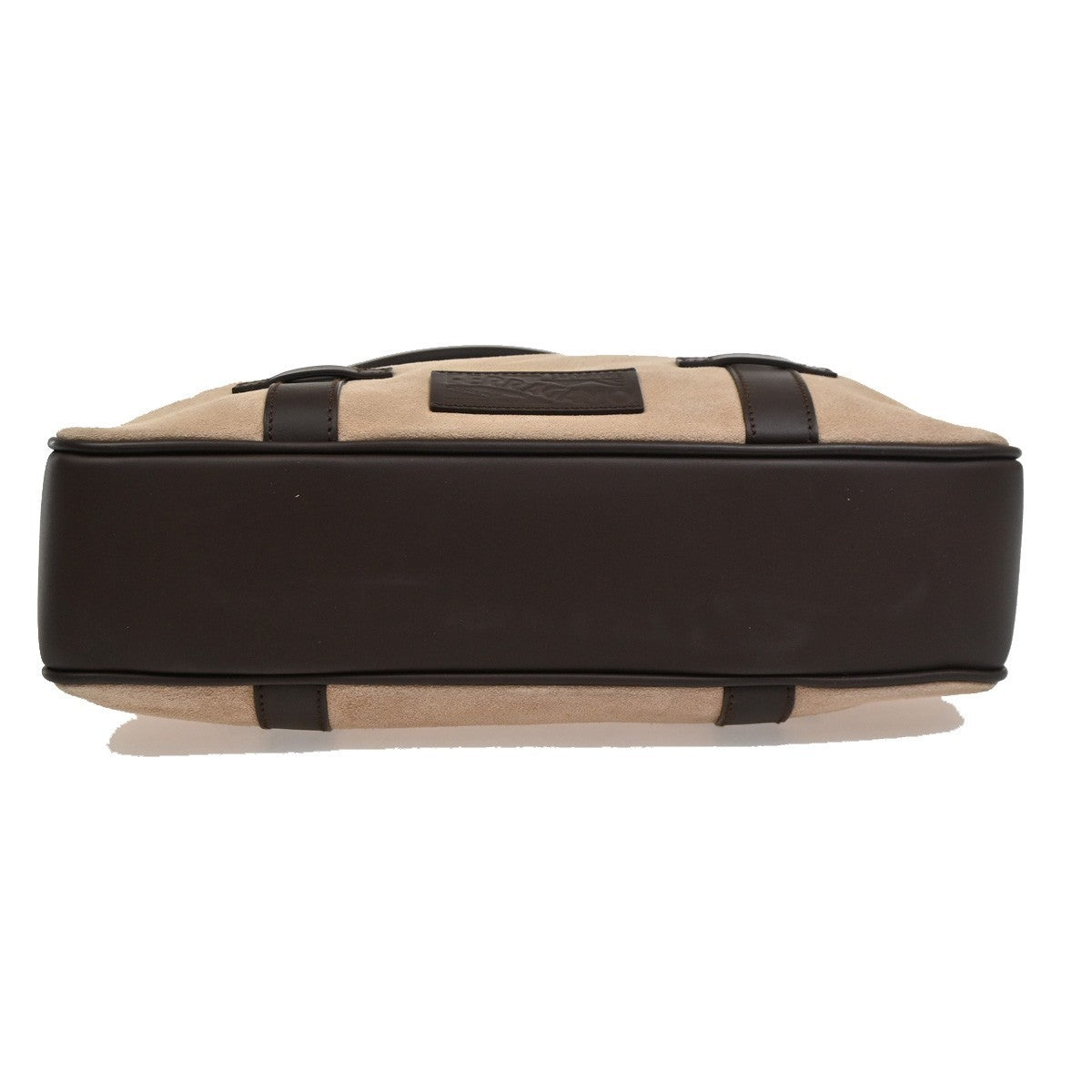 Salvatore Ferragamo Gancini Tote Suede, BROWN, SUEDE, Tote bag