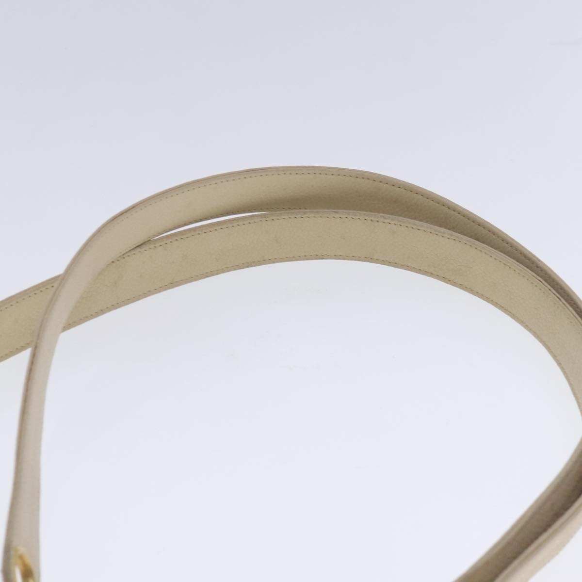 Chanel Vintage Slit Pocket Shoulder Bag Quilted Caviar, BEIGE, LEATHER, Shoulder bag