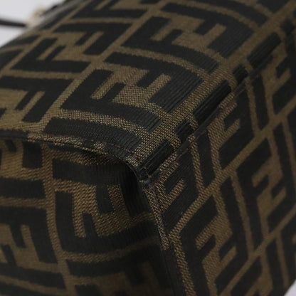 Fendi Zucca Tote bag FF motif, BLACK, CANVAS, Tote bag