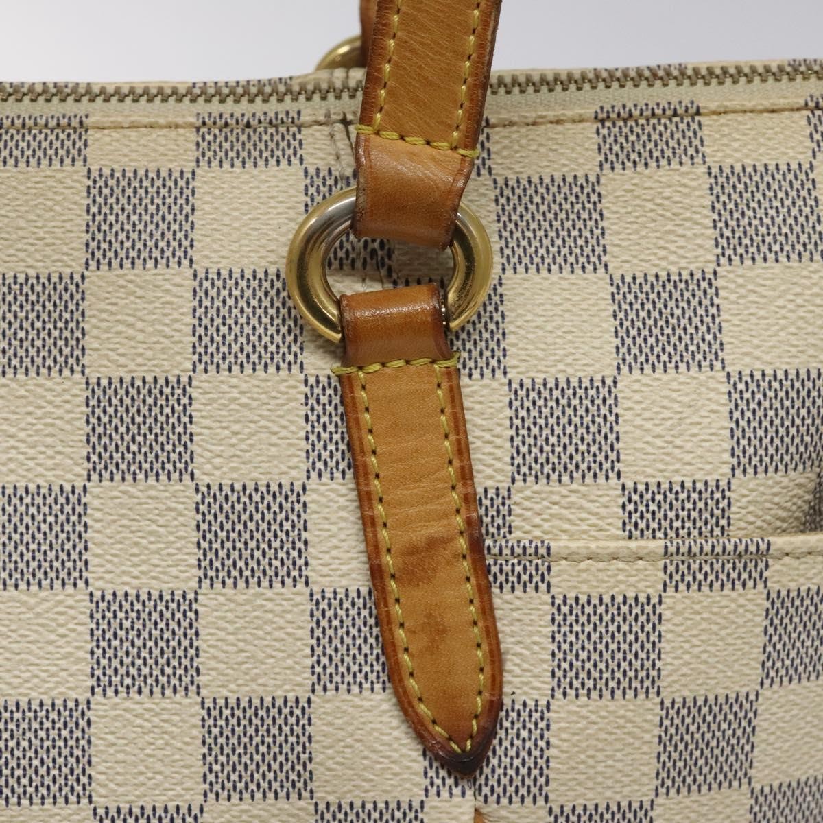 Louis Vuitton Totally Handbag Damier, WHITE, CANVAS, Handbag