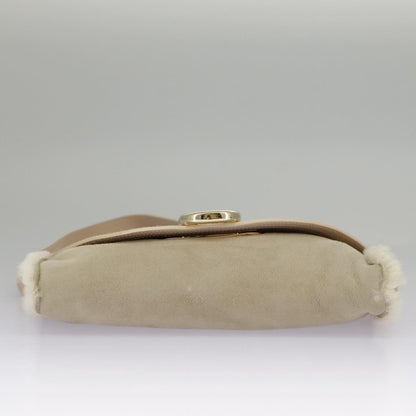 Salvatore Ferragamo Gancini Shoulder Bag Leather, PINK, LEATHER, Shoulder bag