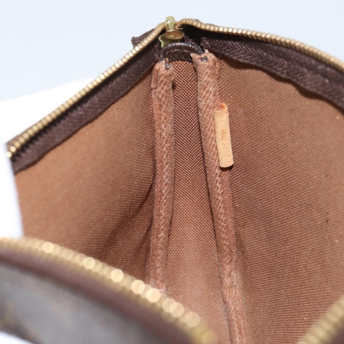 Louis Vuitton Pochette Accessoires NM Monogram Canvas, BROWN, CANVAS, Clutche & pouche