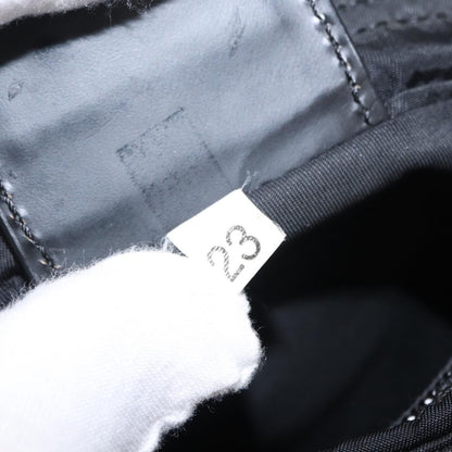 Prada Zip Messenger Bag Tessuto, BLACK, NYLON, Shoulder bag