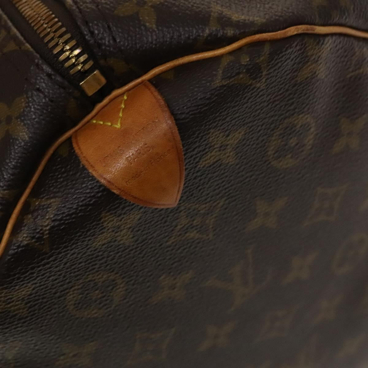 Louis Vuitton Keepall Bag Monogram Canvas, BROWN, CANVAS, Travel bag