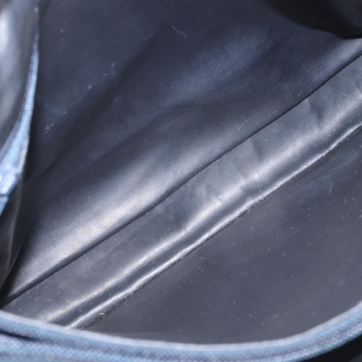 Bally Vintage Shoulder Bag Leather, NAVY, LEATHER, Shoulder bag