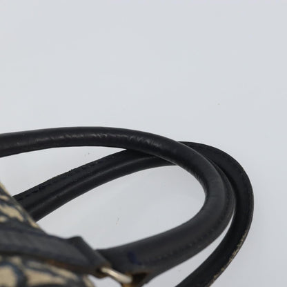 Christian Dior Vintage Trotter Boston Bag Diorissimo Canvas, NAVY, CANVAS, Handbag