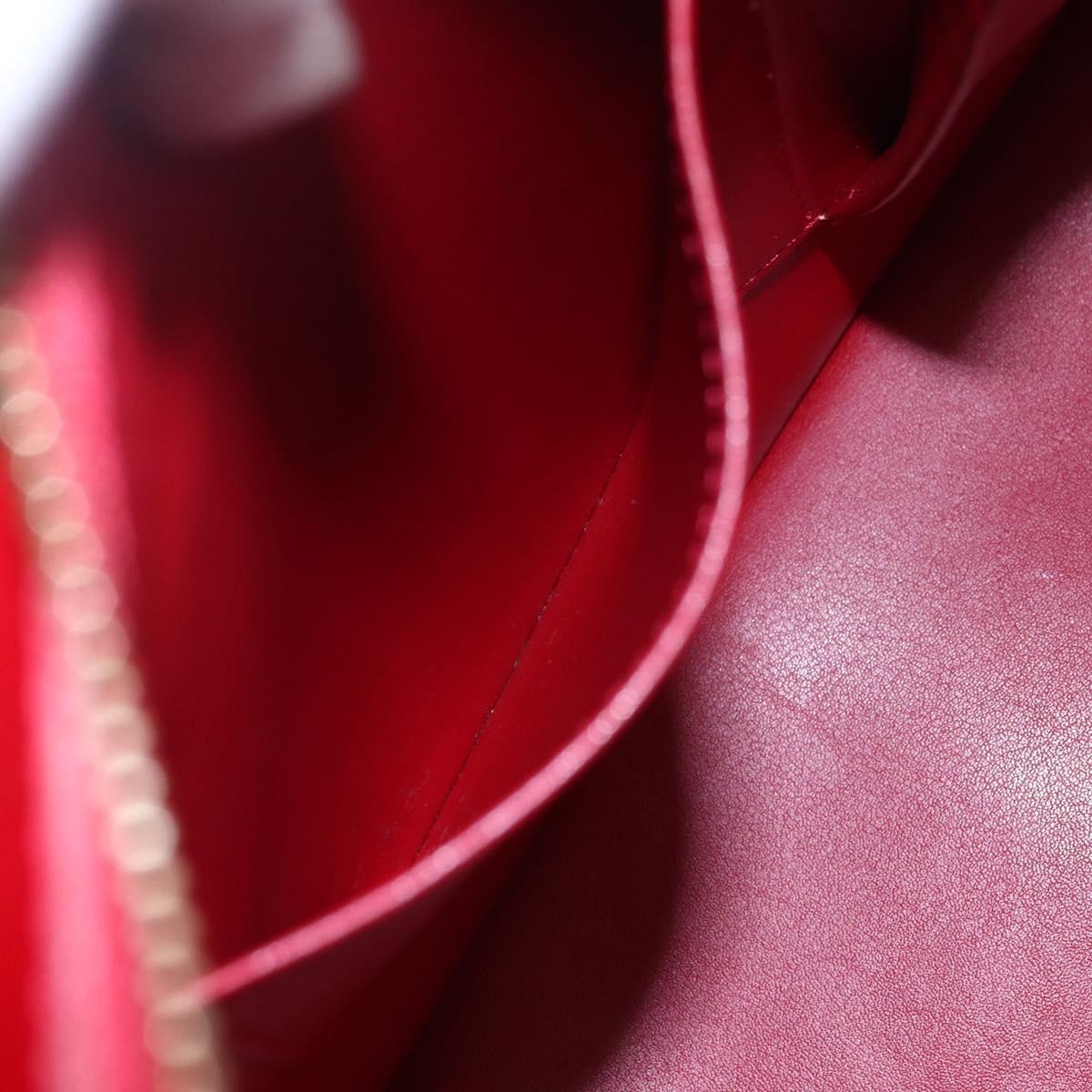 Louis Vuitton Houston Handbag Monogram Vernis, RED, PATENT_LEATHER, Handbag