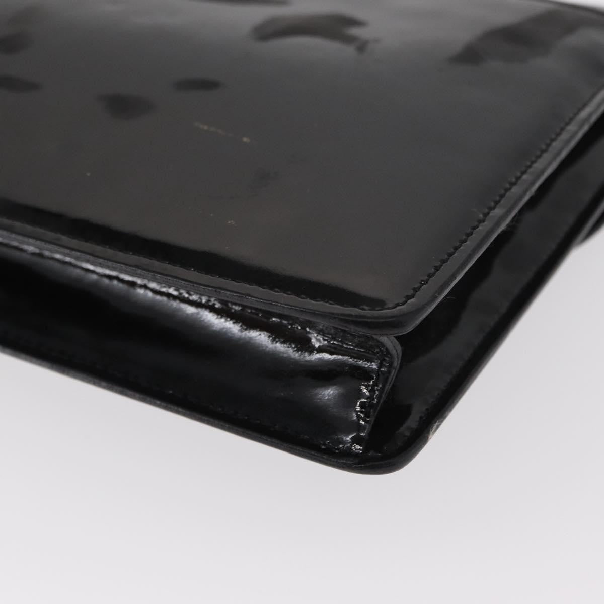Celine Clutch Bag ENAMEL, BLACK, PATENT_LEATHER, Clutche & pouche